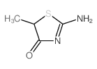 2-氨基-5-甲基噻唑-4(5H)-酮结构式