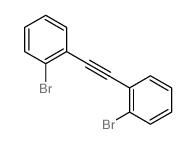 Bis(2-bromophenyl)acetylene Structure