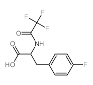 3-(4-fluorophenyl)-2-[(2,2,2-trifluoroacetyl)amino]propanoic acid Structure