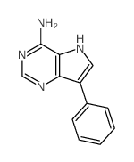 7-phenyl-3,5,9-triazabicyclo[4.3.0]nona-2,4,7,10-tetraen-2-amine结构式