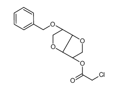 1,4:3,6-二脱水-2-O-苄基-D-葡糖醇氯乙酸酯结构式