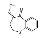 4-(hydroxymethylidene)-2,3-dihydro-1-benzothiepin-5-one结构式