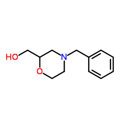 (4-苄基吗啉-2-基)甲醇结构式