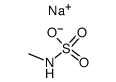N-methylsulfamic acid monosodium salt Structure