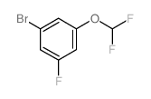 1-溴-3-(二氟甲氧基)-5-氟苯结构式