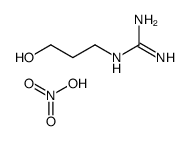 2-(3-hydroxypropyl)guanidine,nitric acid Structure