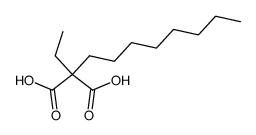ethyl-octyl-malonic acid结构式