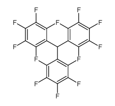 1-[bis(2,3,4,5,6-pentafluorophenyl)methyl]-2,3,4,5,6-pentafluorobenzene结构式
