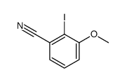 2-iodo-3-methoxybenzonitrile structure