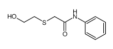 2-((2-hydroxyethyl)thio)-N-phenylacetamide Structure