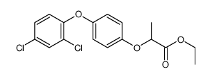 ethyl 2-[4-(2,4-dichlorophenoxy)phenoxy]propanoate结构式