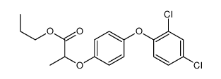 propyl 2-[4-(2,4-dichlorophenoxy)phenoxy]propanoate Structure