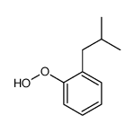 1-hydroperoxy-2-(2-methylpropyl)benzene结构式