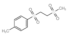 Benzene,1-methyl-4-[[2-(methylsulfonyl)ethyl]sulfonyl]-结构式