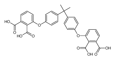 3,3'-[(1-Methylethylidene)bis(4,1-phenyleneoxy)]bis[1,2-benzenedicarboxylic acid] structure