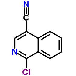1-氯-4-氰基异喹啉结构式