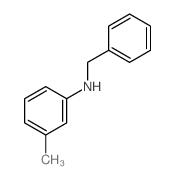 间甲苯基苄胺结构式