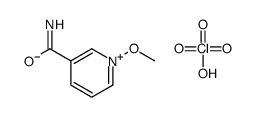 1-methoxypyridin-1-ium-3-carboxamide,perchlorate结构式