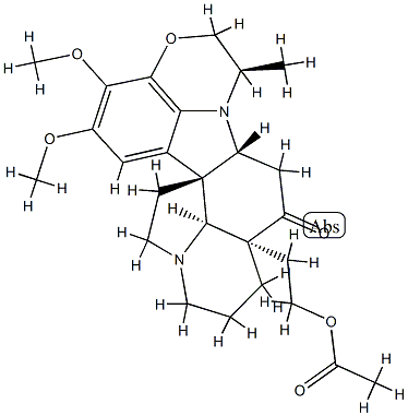 25-Acetyl-15,16-dimethoxy-22α-methyl-4,25-secoobscurinervan-4-one结构式
