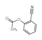 2-乙酰氧基苯甲腈结构式