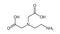 2-[2-aminoethyl(carboxymethyl)amino]acetic acid结构式
