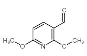2,6-二甲氧基吡啶-3-甲醛结构式