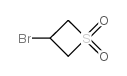 3-溴硫杂环丁烷-1,1-二氧化物结构式