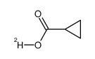cyclopropanecarboxylic acid-O-d Structure