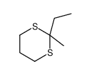 2-ethyl-2-methyl-1,3-dithiane结构式