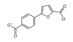 5-(4-硝基苯基)呋喃-2-甲酰氯结构式