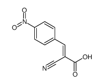 2-cyano-3-(4-nitrophenyl)prop-2-enoic acid结构式