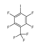 1,2,4,5-tetrafluoro-3-iodo-6-(trifluoromethyl)benzene结构式