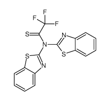 N,N-bis(1,3-benzothiazol-2-yl)-2,2,2-trifluoroethanethioamide Structure
