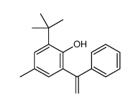 2-tert-butyl-4-methyl-6-(1-phenylethenyl)phenol Structure