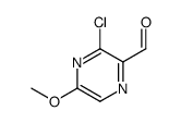 3-chloro-5-methoxypyrazine-2-carbaldehyde Structure