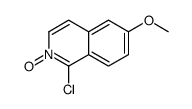 1-chloro-6-methoxy-2-oxidoisoquinolin-2-ium结构式
