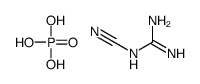 2-cyanoguanidine,phosphoric acid Structure