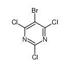 2,4,6-三氯-5-溴嘧啶结构式