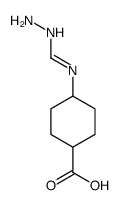 4-(hydrazinylmethylideneamino)cyclohexane-1-carboxylic acid结构式