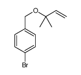 1-bromo-4-(2-methylbut-3-en-2-yloxymethyl)benzene结构式