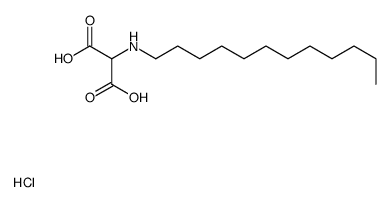 2-(dodecylamino)propanedioic acid,hydrochloride结构式