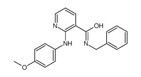 N-benzyl-2-(4-methoxyanilino)pyridine-3-carboxamide Structure