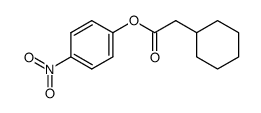 cyclohexaneacetic acid p-nitrophenyl ester Structure