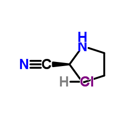 (S)-Pyrrolidine-2-carbonitrile hydrochloride Structure