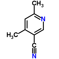 4,6-二甲基烟腈结构式