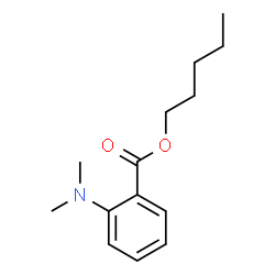 pentyl 2-(dimethylamino)benzoate structure