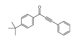 1-(4-tert-butylphenyl)-3-phenylprop-2-yn-1-one Structure
