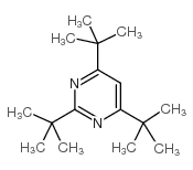 2,4,6-三叔丁基嘧啶结构式