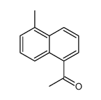 1-(5-methylnaphthalen-1-yl)ethanone结构式