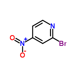 2-溴-4-硝基吡啶结构式